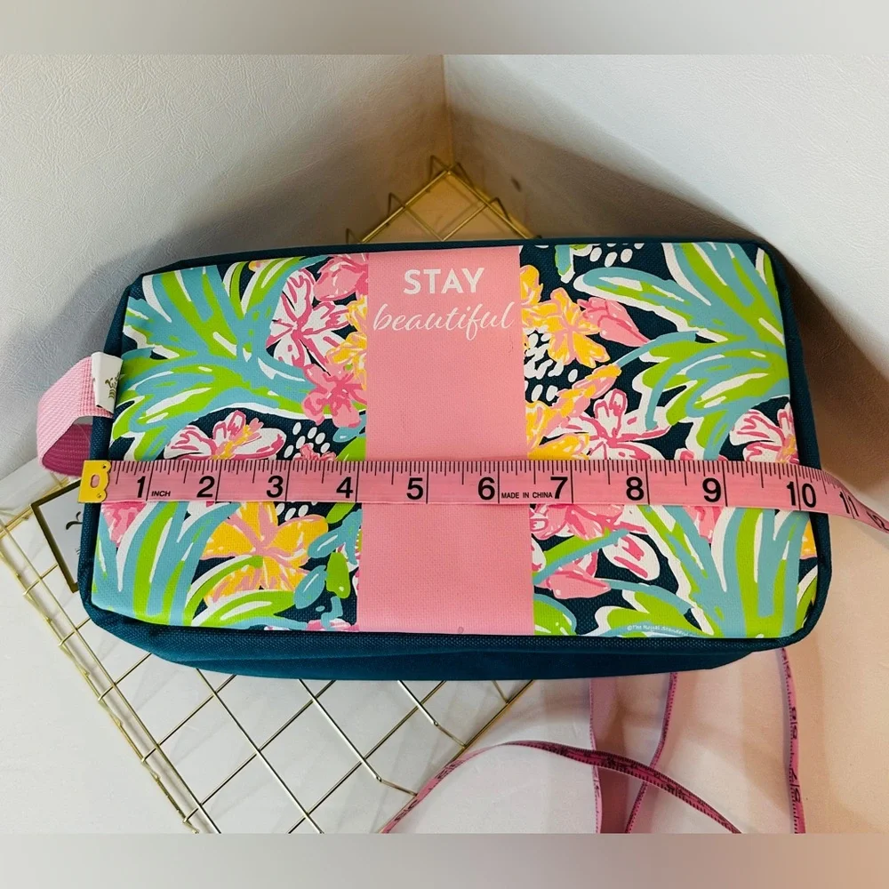 THE ROYAL STANDARD Stay Beautiful Grenada Floral Cosmetic Wet/Dry Bag Case NWT